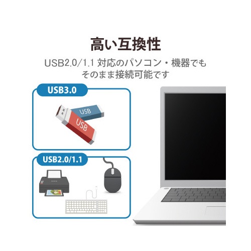 【廃番商品】ＵＳＢＨＵＢ　バスパワー　１０ｃｍ　ブラック