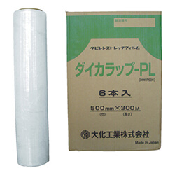 ストレッチフィルム500mm×400m 透明 【大化 ダイカラップ−HL 