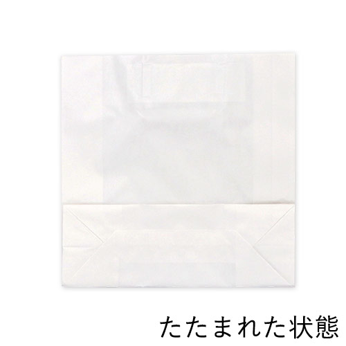 【特別価格】手提げ紙袋（白・平紐・幅320×マチ115×高さ320mm）