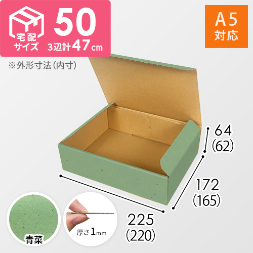 【青菜色】宅配60サイズ・N式ケース（A5サイズ）