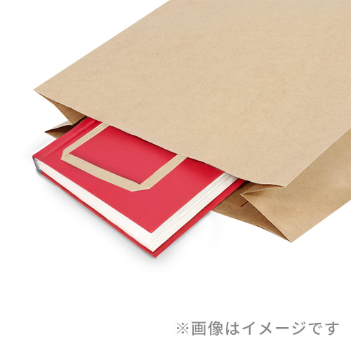【特別価格】手提げ紙袋（茶・平紐・幅260×マチ140×高さ260mm）