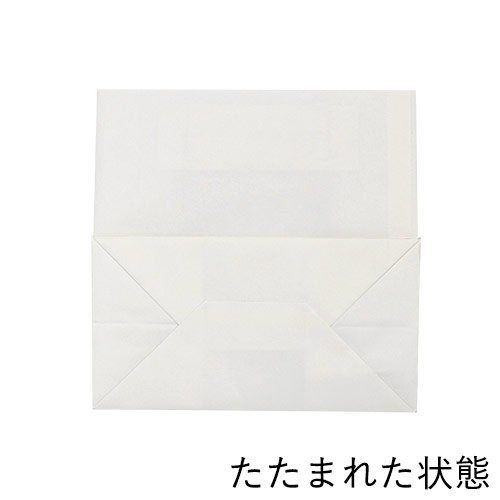 特別価格】手提げ紙袋(白・平紐・幅260×マチ140×高さ260mm 特別価格】手提げ紙袋(白・平紐・幅260×マチ140×高さ260mm