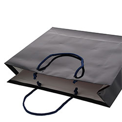 手提げ紙袋（紺・ツヤあり・幅330×マチ100×高さ300mm