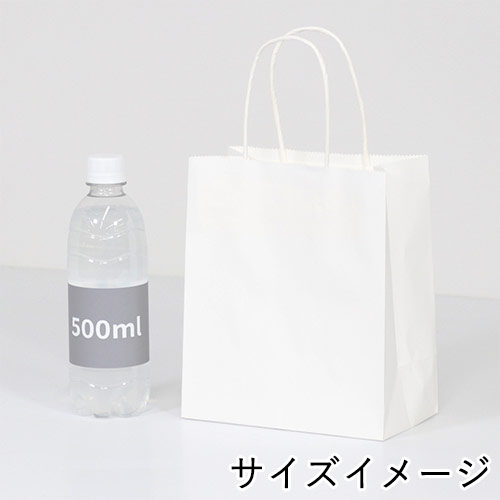 【特別価格】手提げ紙袋（白・丸紐・幅180×マチ100×高さ210mm)