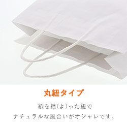 手提げ紙袋（白・丸紐・幅260×マチ100×高さ310mm）