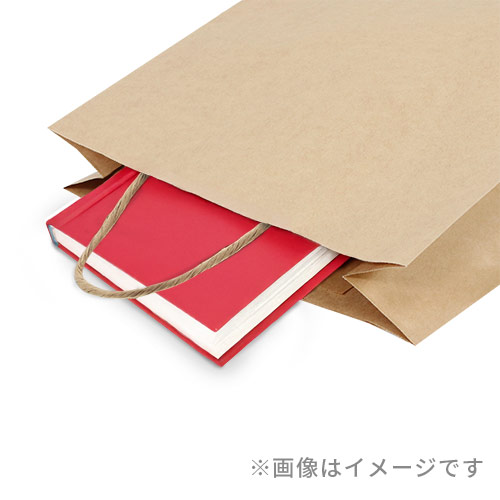 【特別価格】手提げ紙袋（茶・丸紐・幅200×マチ90×高さ240mm)