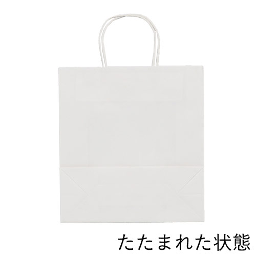 特別価格】手提げ紙袋(白・丸紐・幅260×マチ100×高さ280mm 特別価格】手提げ紙袋(白・丸紐・幅260×マチ100×高さ280mm