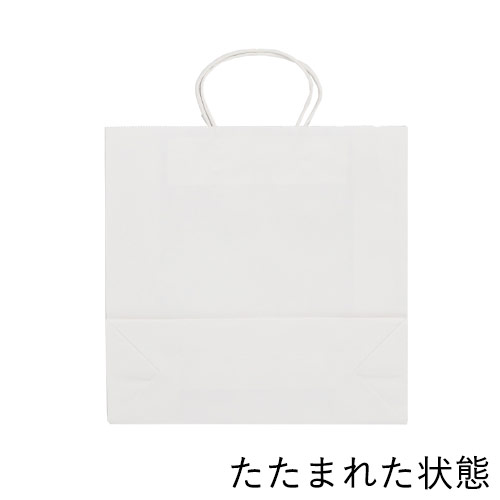 【特別価格】手提げ紙袋（白・丸紐・幅320×マチ115×高さ320mm)