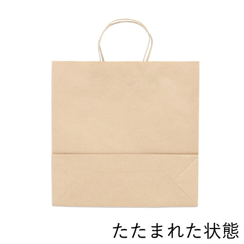 【特別価格】手提げ紙袋（茶・丸紐・幅320×マチ115×高さ320mm)