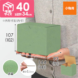 【青菜色】小物用・地獄底ケース（140×90×100mm・定型外郵便）