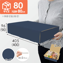 【青色・ホープ】宅配80サイズ・N式ケース（400×280×90mm・はっ水加工なし）