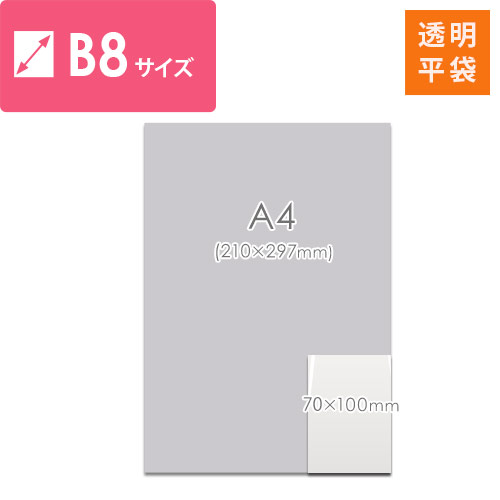 【特別価格】ポリエチレン規格袋 1号 (幅70×高さ100mm) 0.03mm厚 