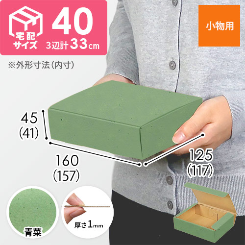 【青菜色】厚さ4.5cm・N式ケース（157×117×41mm・定形外郵便）