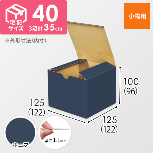 【青色・ホープ】小物用・地獄底ケース（122×122×96mm）