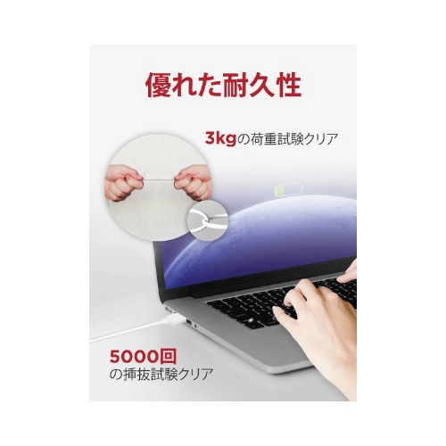 【廃番商品】Ｌｉｇｈｔｎｉｎｇケーブル充電専用９０ｃｍ