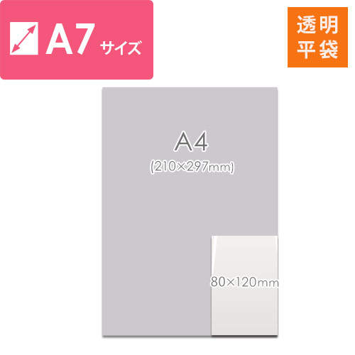 ポリエチレン袋 0.03mm (幅80×高さ120mm)