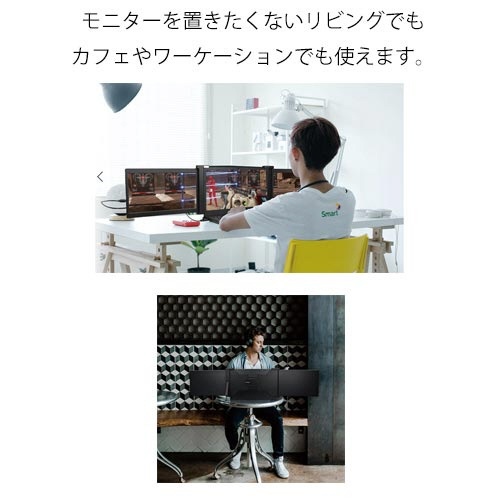 １１．６インチマルチディスプレイモバイルモニター