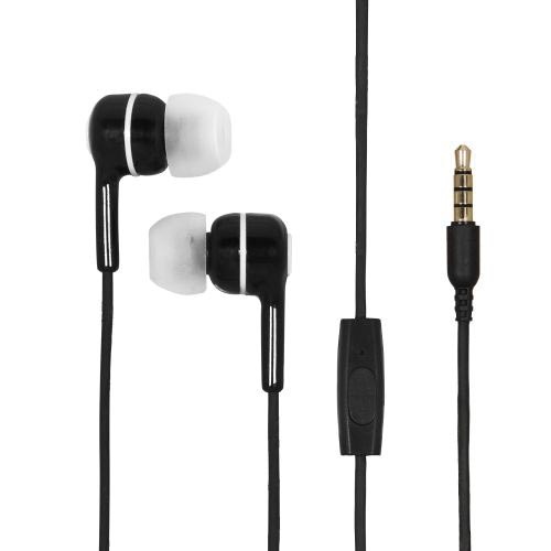 【廃番商品】ハンズフリー対応ステレオインナーイヤホン１．２ｍ黒