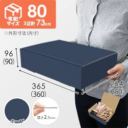 【青色・ホープ】宅配80サイズ・N式ケース（360×250×90mm・はっ水加工なし）