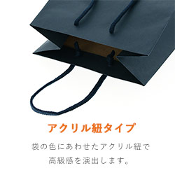 手提げ紙袋（紺・アクリル紐・幅200×マチ120×高さ250mm）