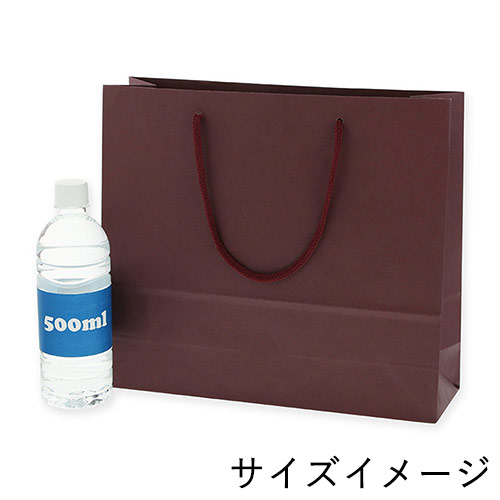 ファッションバッグ（エンジ・アクリル紐・幅330×マチ100×高さ290mm）