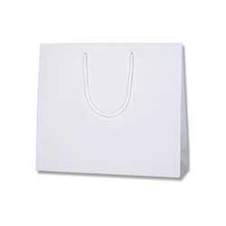 手提げ紙袋（白 塗工・アクリル紐・幅330×マチ100×高さ290mm）