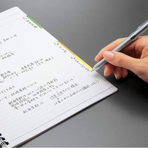 エッジタイトル　ツインリングとじ　セミＢ５　Ｂ罫