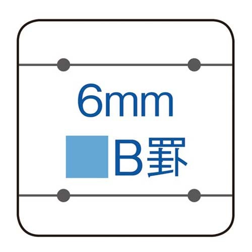 キャンパスノートドットＢ５Ｂ罫６ｍｍ３０枚×６０