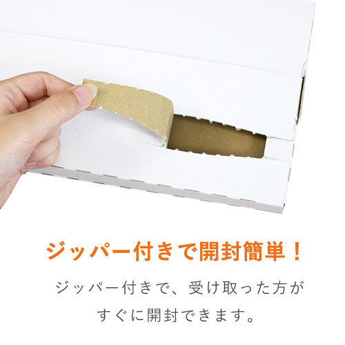 【クロネコゆうパケット・クリックポスト・ゆうパケット】厚さ2cm・テープレスケース（A4サイズ）