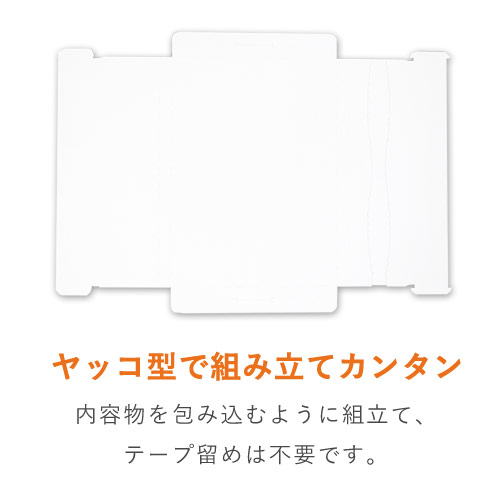 【クロネコゆうパケット・クリックポスト・ゆうパケット】厚さ2cm・テープレスケース（A4サイズ）