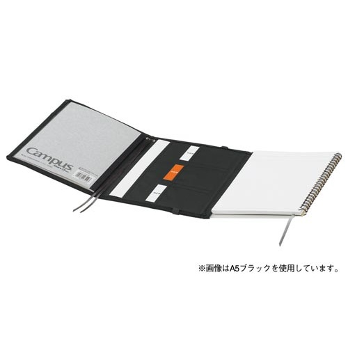 カバーノート＜システミック＞セミＢ５合皮　ネイビー