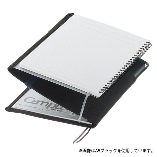 カバーノート＜システミック＞セミＢ５合皮　ネイビー