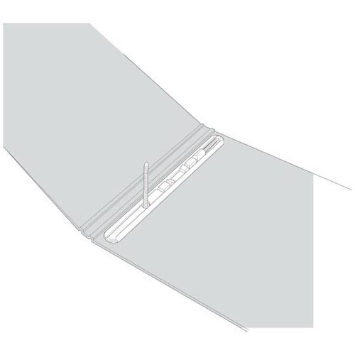 スプリングファイル　Ａ４縦　２穴　青　１０冊