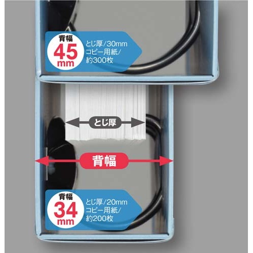 ＤリングファイルＰＰ　黄Ａ４縦背幅３４ｍｍ　５冊