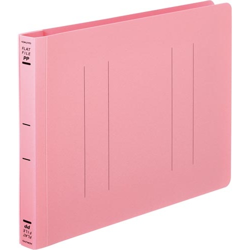 フラットファイル＜ＰＰ＞　Ａ５ヨコ　ピンク　１０冊