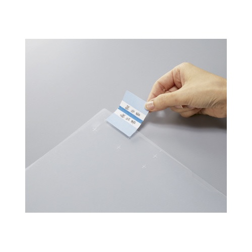 【廃番商品】クリヤーホルダーＫａＴａＳｕ　ラベルガイド付１０枚