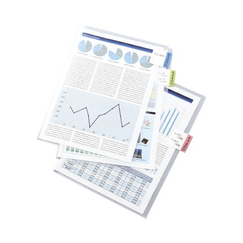 【廃番商品】クリヤーホルダーＫａＴａＳｕ　ラベルガイド付１０枚