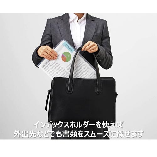 【廃番商品】クリヤーホルダーＫａＴａＳｕラベルガイド付１００枚