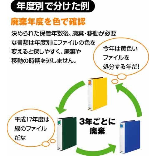 チューブＦエコツインＲ赤Ａ４縦背幅６５ｍｍ１０冊
