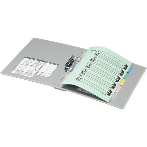取っ手付きチューブＦ銀Ａ４縦背幅９５ｍｍ　３冊
