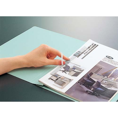 フラットファイルＶ樹脂とじ具　Ｂ５縦　桃　１０冊