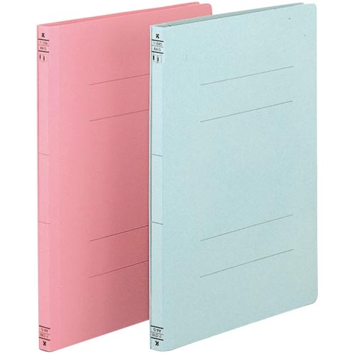 フラットファイルダブルとじ具タイプＡ４縦　青１０冊