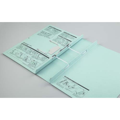 ガバットファイル（中抜き）　Ａ４縦　緑　１０冊