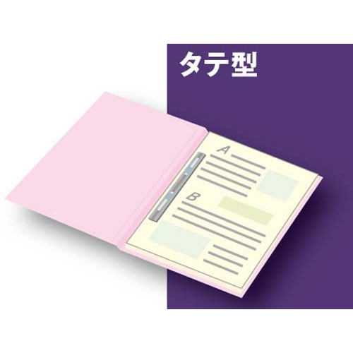 フラットファイルＷ＜厚とじ＞　Ａ４縦　青　１００冊