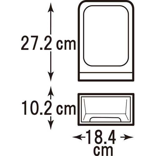 【廃番商品】フィッツケース　プチ　幅１８．４×奥行２７．２ｃｍ