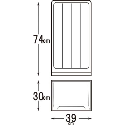 【廃番商品】フィッツケース（奥行７４ｃｍ）ディープ