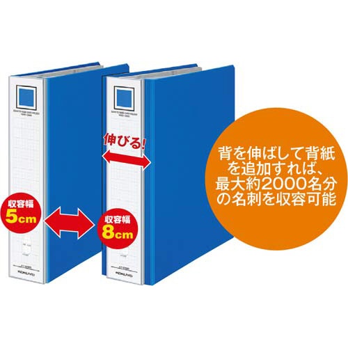 ガバット名刺ホルダー差替式Ａ４縦１０００名