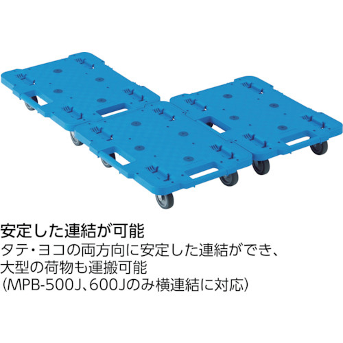 トラスコ中山 ルートバン 4輪自在 415×615mm MPB600JB