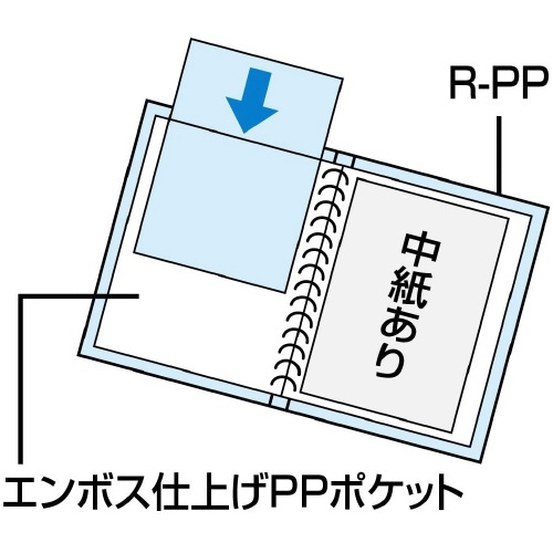 クリヤーブック替紙式　緑　Ａ４縦背幅２７ｍｍ
