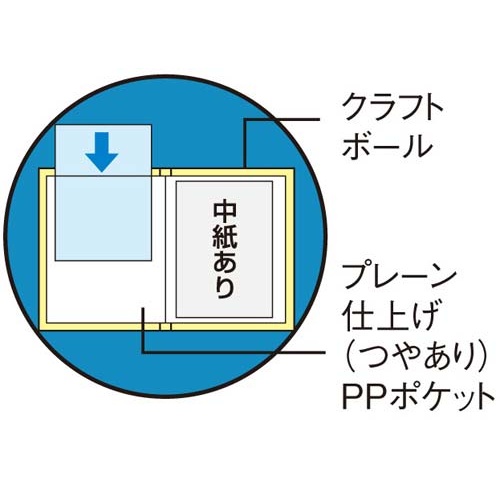 クリヤーブック　クラフトタイプ　Ａ３縦２０Ｐ１０冊